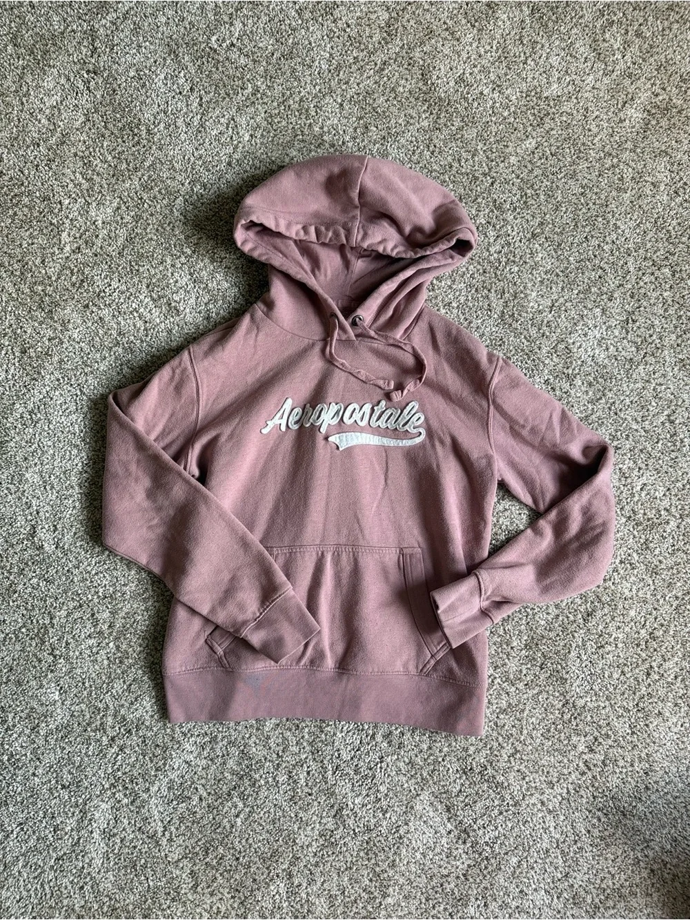 Vintage 2000s Aeropostale Pink Logo Hoodie